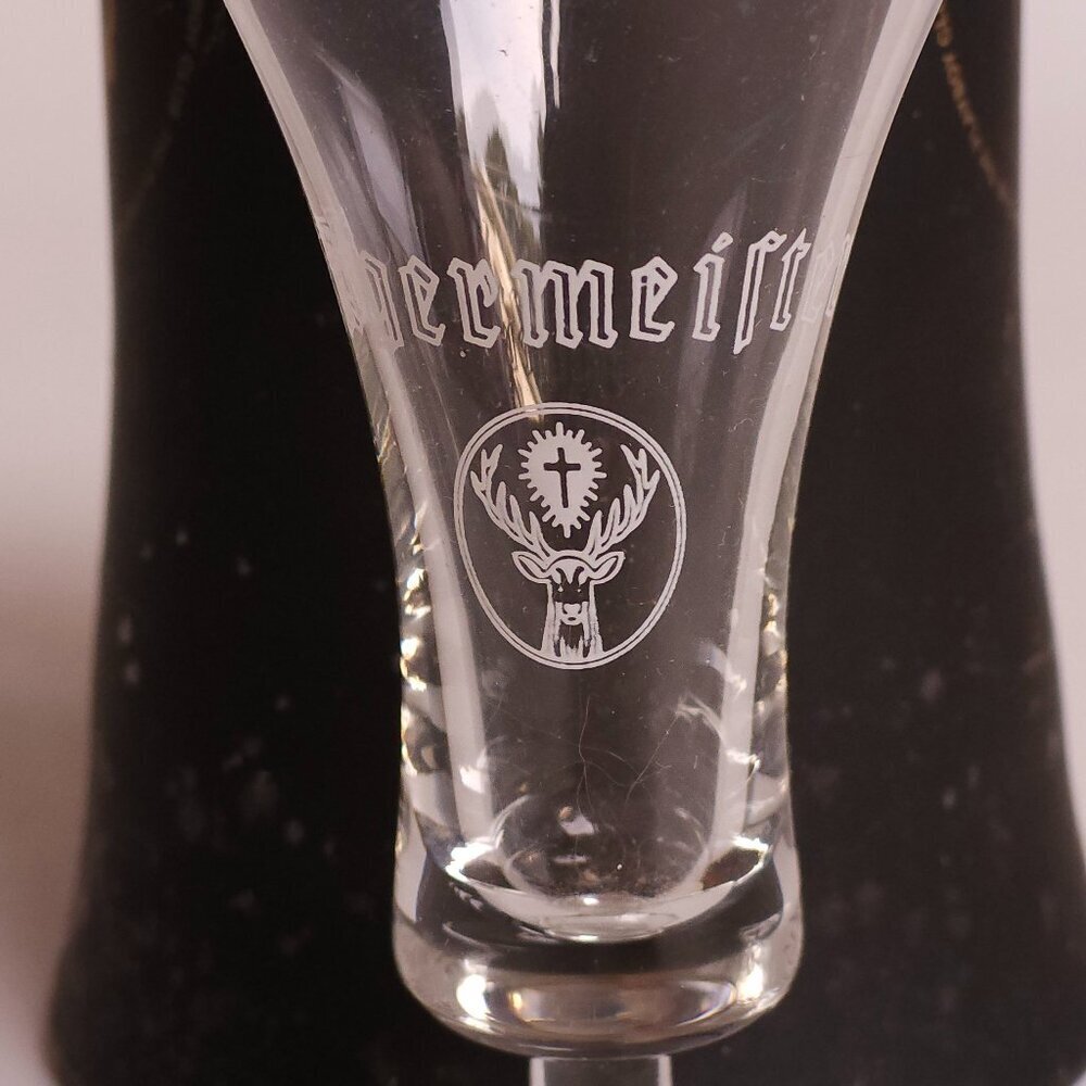 Attractive Jägermeister shot glass Crystal Etched